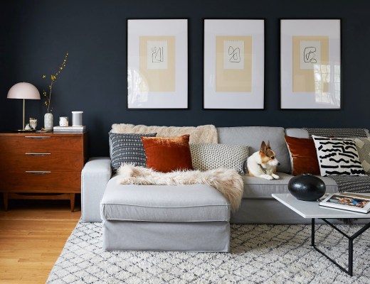 diy large abstract art living room