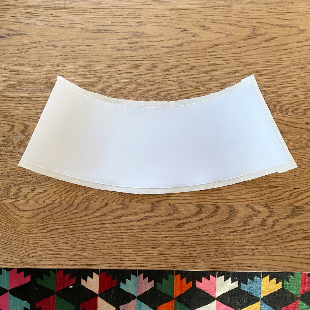 Linen Lamp Shade Makeover